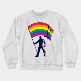 Pride Flag Bearer Crewneck Sweatshirt